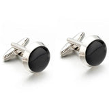 Classic Silver-color Painting Copper Men's Cufflink Suit Shirt Buttons