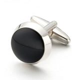Classic Silver-color Painting Copper Men's Cufflink Suit Shirt Buttons