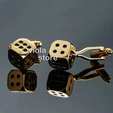 Stainless Poker Cufflinks Cap Dice Cross Cuffs Wedding Night