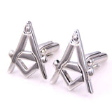 Stainless Steel Enamel French Masonic Cufflinks