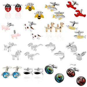 Memolissa High Fish Lobster Cufflinks Animals Cuffs