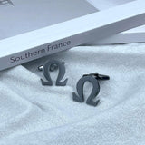 Stainless Steel Cufflinks Men Shirt Accessories