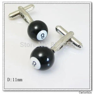 Snooker Cufflinks 8 Copper Men Cufflinks Wholesale & Retail