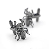 Gunblack Dung Beetle Cuff Links Copper Cufflinks