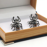Gunblack Dung Beetle Cuff Links Copper Cufflinks