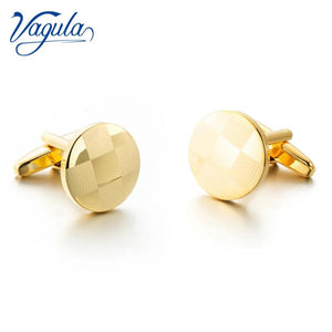 Men Jewelry Cufflinks Party Wedding Suit Shirt Gemelos Button Laser Cuff links