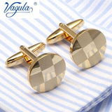 Men Jewelry Cufflinks Party Wedding Suit Shirt Gemelos Button Laser Cuff links