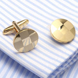 Men Jewelry Cufflinks Party Wedding Suit Shirt Gemelos Button Laser Cuff links