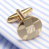 Men Jewelry Cufflinks Party Wedding Suit Shirt Gemelos Button Laser Cuff links