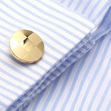 Men Jewelry Cufflinks Party Wedding Suit Shirt Gemelos Button Laser Cuff links