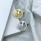 Life Tree Stainless Steel Personalized Cufflinks