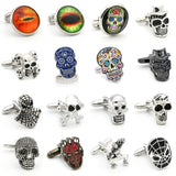 Vintage Skeleton Skull Cuff Links - 28 Styles Option