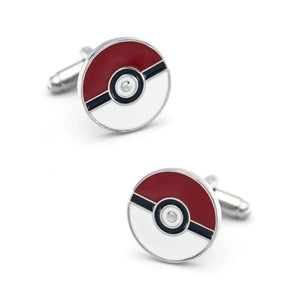 Men's Elf Game Cuff Links Red Pet Brass Cufflinks