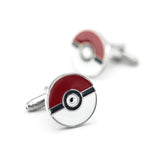 Men's Elf Game Cuff Links Red Pet Brass Cufflinks