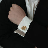 Vintage Phoenix Twins Cufflinks for Men, Wedding Gift Jewelry