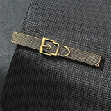 Gold Metal Men Tie Clip Watch Chain Stainless Steel Jewelry