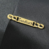 Gold Metal Men Tie Clip Watch Chain Stainless Steel Jewelry