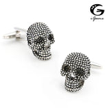 iGame Skeleton Cuff Links Brass Material 3D Skull
