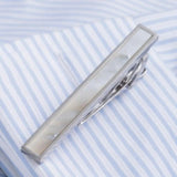 Mother Pearl Tie Clip Men Necktie Tie Bar Clasp Gift Wedding Business Uniform
