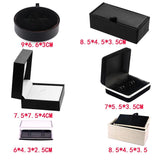 Velvet Cufflink Box Jewelry Storage Organizer Case