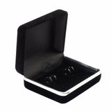 Velvet Cufflink Box Jewelry Storage Organizer Case