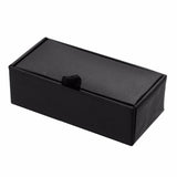 Velvet Cufflink Box Jewelry Storage Organizer Case