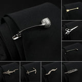 Men's Metal Tie Clip Necktie Tie Bar Clasp Pin Wedding Tie Jewelry