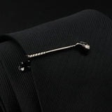 Men's Metal Tie Clip Necktie Tie Bar Clasp Pin Wedding Tie Jewelry
