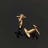 Orthodox Cross Cufflinks Stainless Steel Wedding Gift