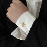 Orthodox Cross Cufflinks Stainless Steel Wedding Gift
