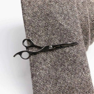 Copper Stainless Clips Feather Beard Metal Clamp Necktie Clasp Tie Bar Holder