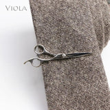 Copper Stainless Clips Feather Beard Metal Clamp Necktie Clasp Tie Bar Holder
