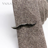 Copper Stainless Clips Feather Beard Metal Clamp Necktie Clasp Tie Bar Holder