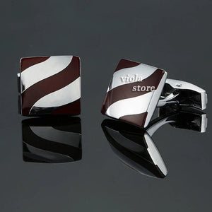Vintage Embossed Pattern Cufflinks for Men