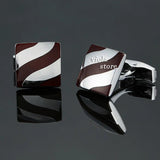 Vintage Embossed Pattern Cufflinks for Men