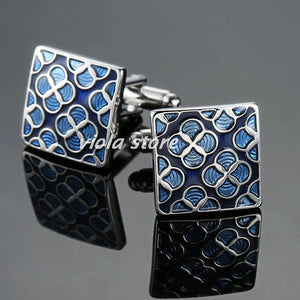Noble Royal Green Stainless Cufflinks Men's Jewelry Business Wedding