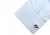 iGame Coke Cans Cuff Links Red Cola Brass Material