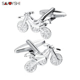 Motorcycle Cufflinks Mens Wedding Gift High Jewelry Shirt Button