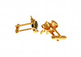 Copper Frog Cufflinks Green Cuff Links Wholesale&retail