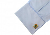 Copper Frog Cufflinks Green Cuff Links Wholesale&retail