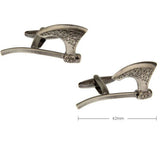 Copper Men's Cufflinks Silver Bullet Enamel Cuff Links