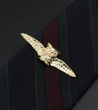 Men's Neck Tie Pin Clips, Golden Unique Style Wedding Necktie Wear