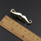 Men's Neck Tie Pin Clips, Golden Unique Style Wedding Necktie Wear