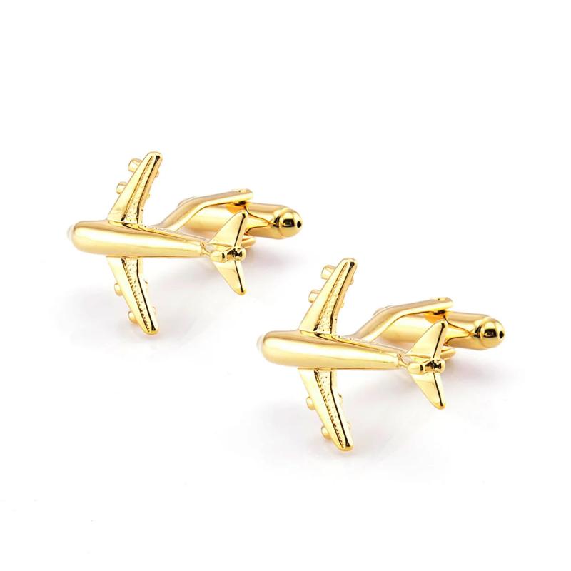 French Cufflinks Men's Daily Suit Shirt Buttons Civil Aviation Cuff Links