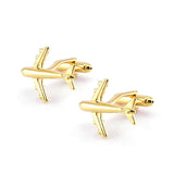 French Cufflinks Men's Daily Suit Shirt Buttons Civil Aviation Cuff Links