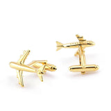 French Cufflinks Men's Daily Suit Shirt Buttons Civil Aviation Cuff Links