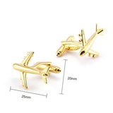 French Cufflinks Men's Daily Suit Shirt Buttons Civil Aviation Cuff Links