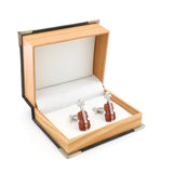 Violin Cufflinks Brass Coffee Cuff Links Wholesale&Retail
