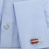 Violin Cufflinks Brass Coffee Cuff Links Wholesale&Retail