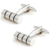 Enamel Cufflink Cuff Link 1 Pair Big Promotion Cylinder Fish Pain Gain Crown Bow